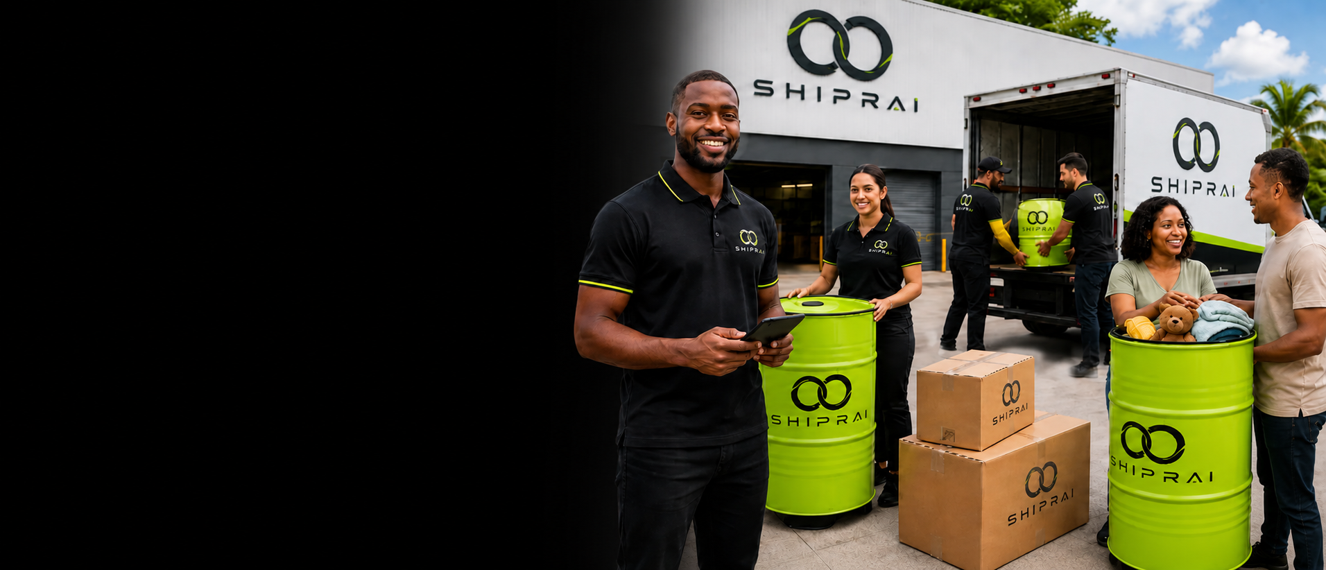 Shiprai Caribbean barrel pickup and shipping service