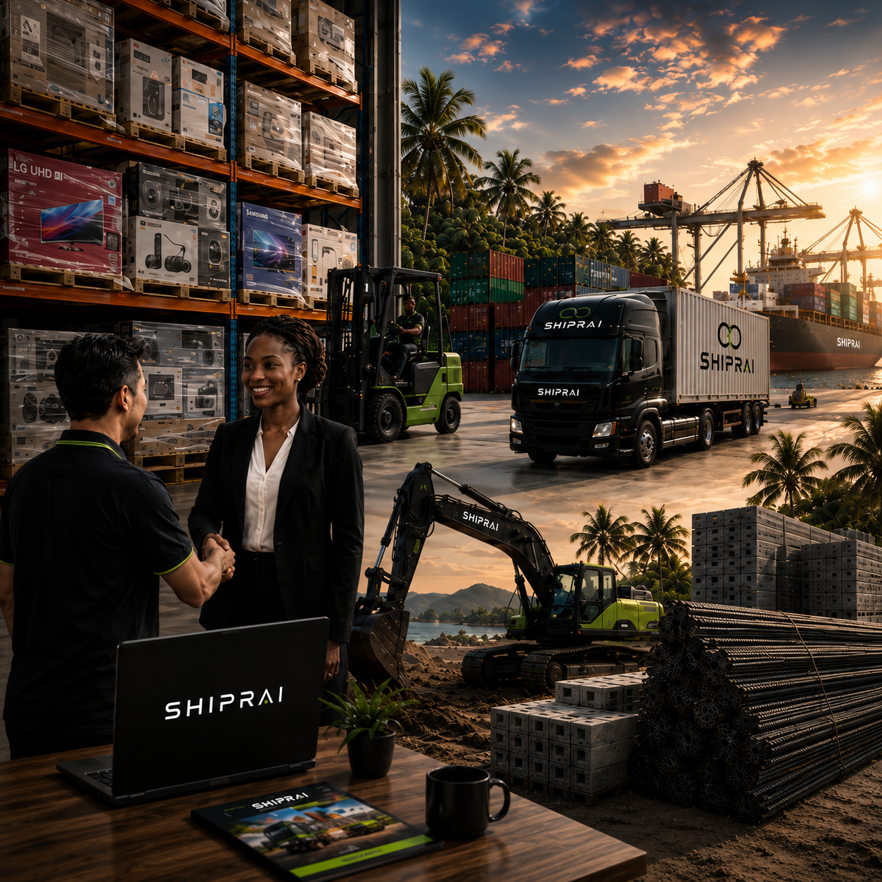 SHIPRAI commercial freight, procurement, 3PL and warehousing services